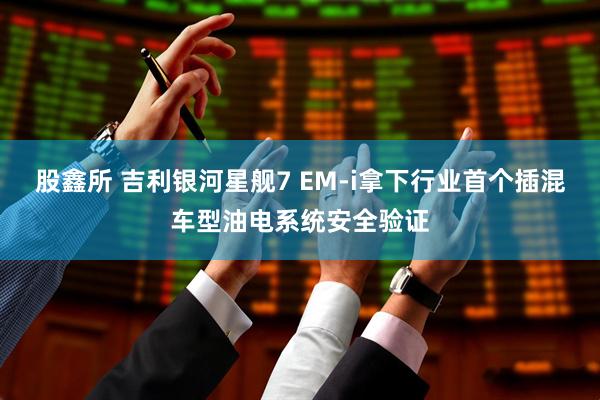 股鑫所 吉利银河星舰7 EM-i拿下行业首个插混车型油电系统安全验证